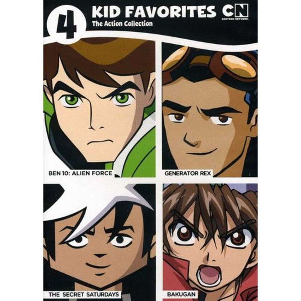 4 Kid Favorites: Cartoon Network: The Action Collection  DVD